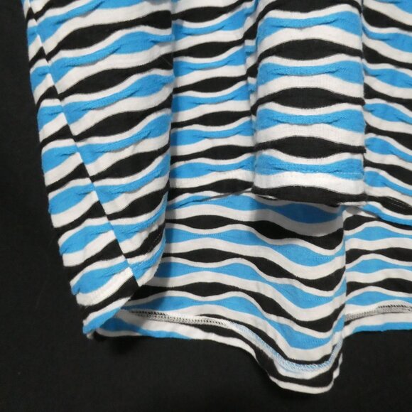 JONES NEW YORK SPORT | medium | Blue - White - Black | Short Sleeve Shirt - Picture 7 of 16